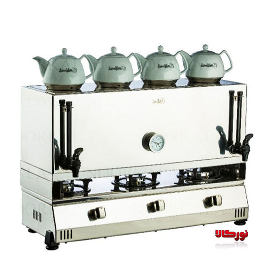 سماور گازی هتلی 50 لیتری دنیای استیل